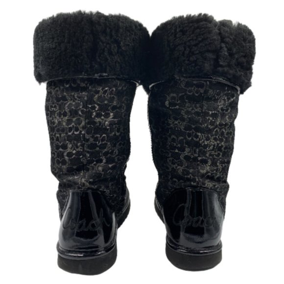 Coach Nikole Optic C Signature Mid-calf Boots - Picture 2 of 9